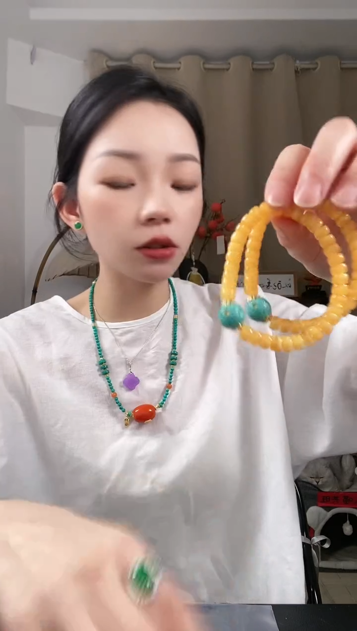 【闪购商品】琥珀颈饰未镶嵌E242EEEEE