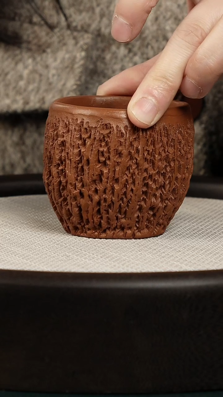 【闪购商品】紫砂茶壶手工刻字主人杯