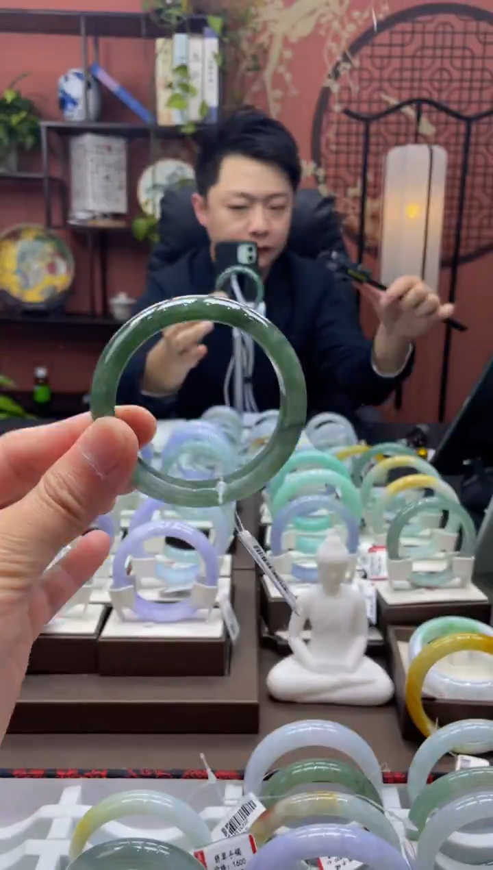 未镶嵌手镯翡翠00002359