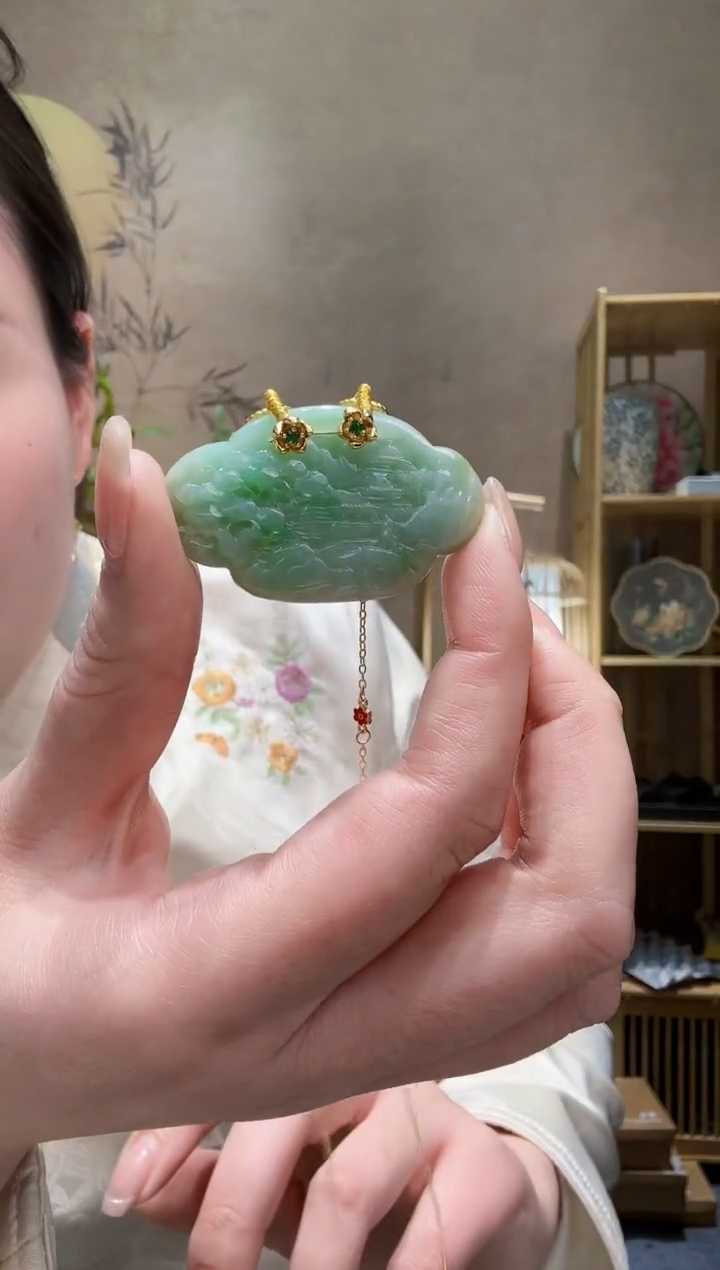 【闪购商品】翡翠颈饰未镶嵌吊坠