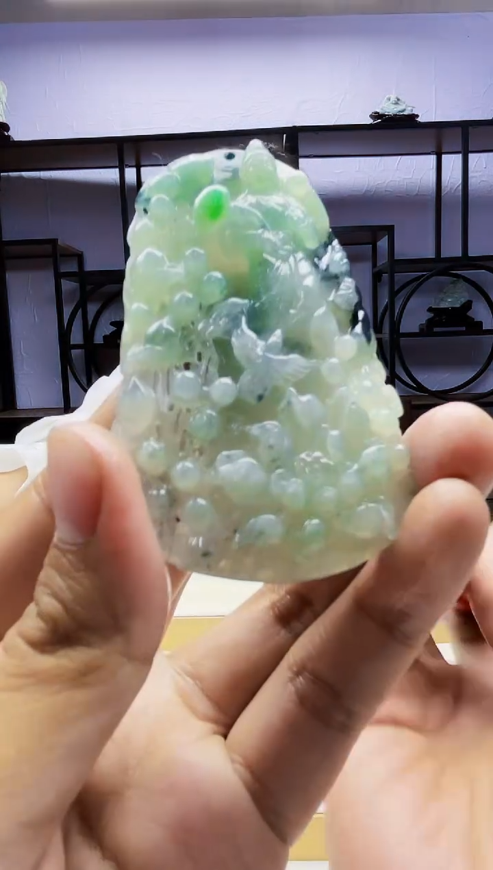 【闪购商品】定制翡翠未镶嵌毛货02160095