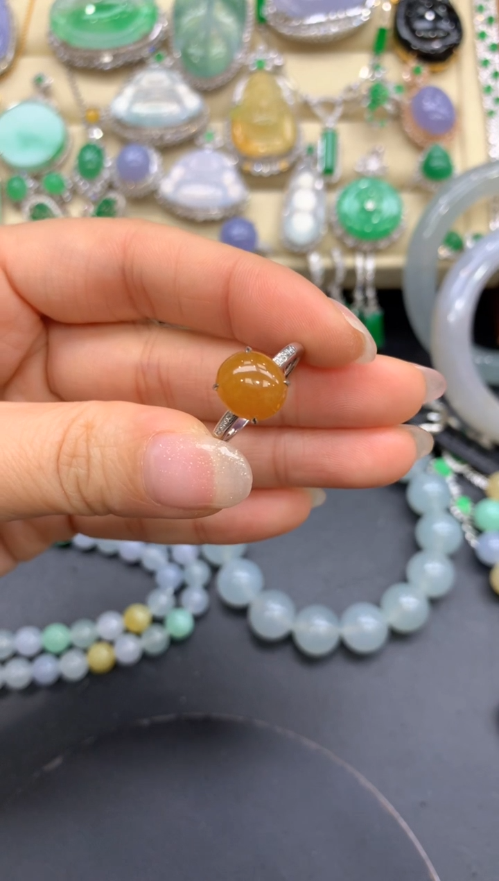 【闪购商品】翡翠戒指18K金镶嵌324-中国好珍宝