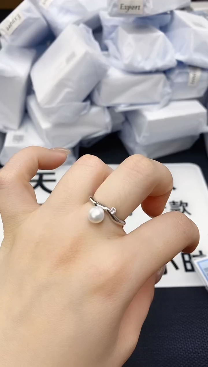 未镶嵌耳饰淡水珍珠JZ1010