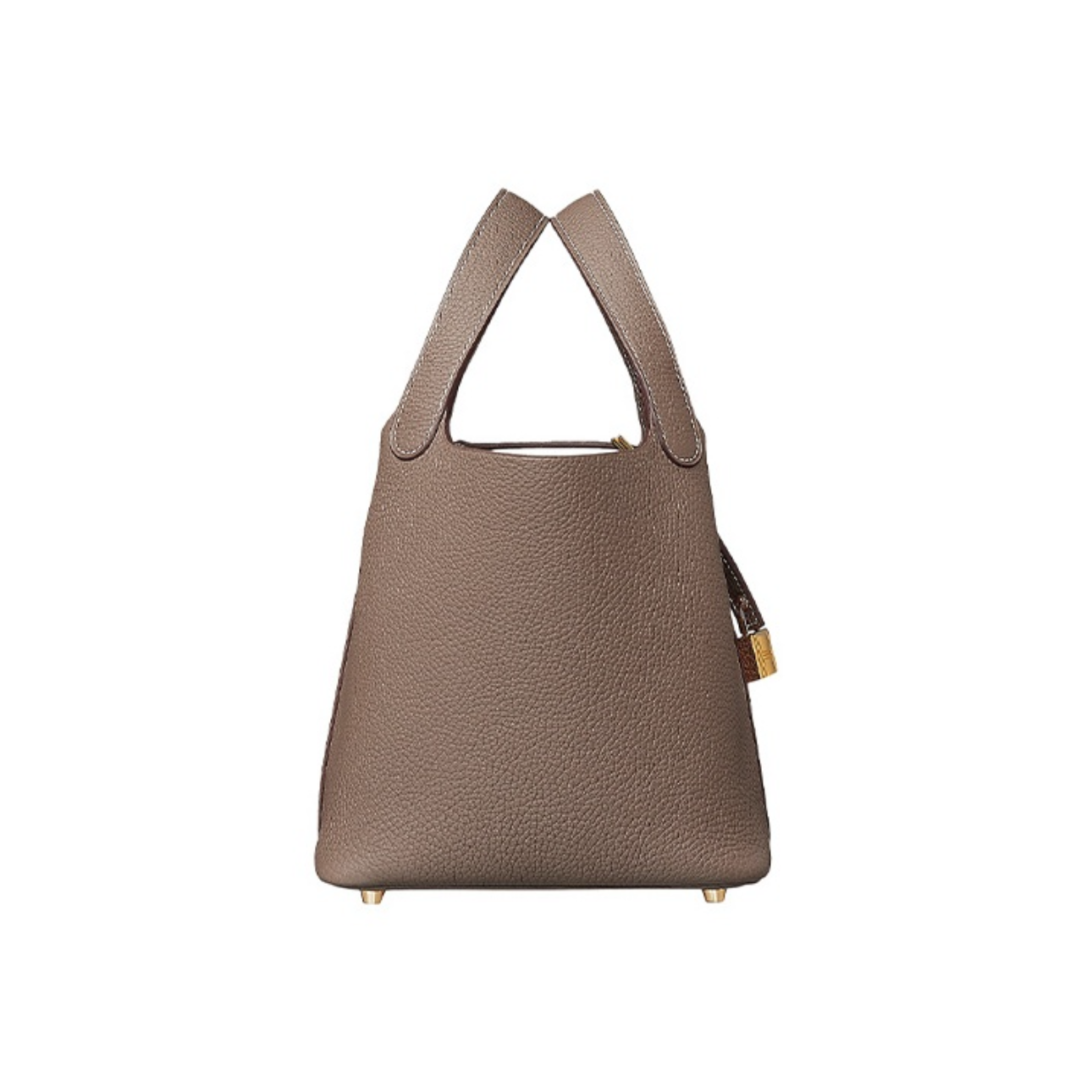 99新 Hermes/爱马仕 菜篮子18  Etoupe大象灰 