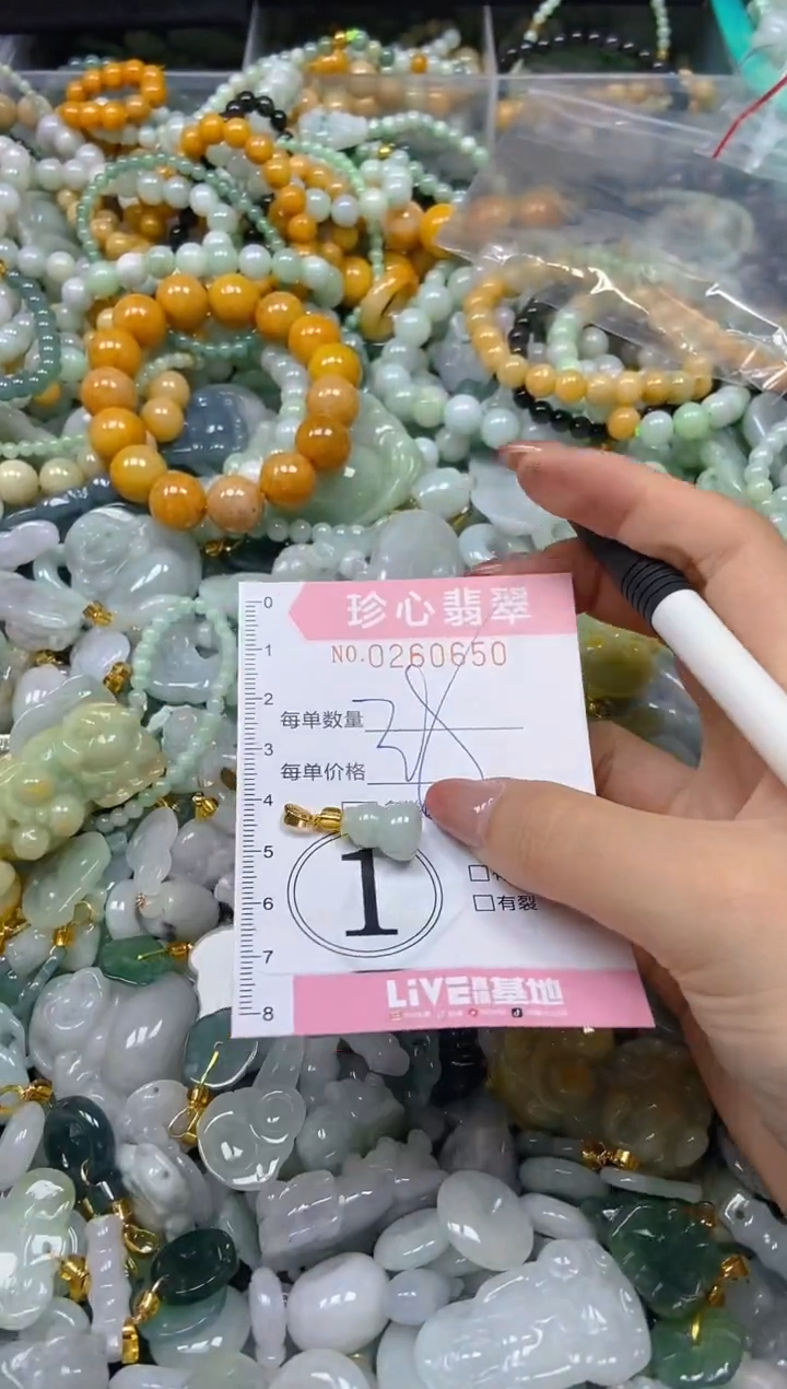 翡翠未镶嵌颈饰闪购0260650