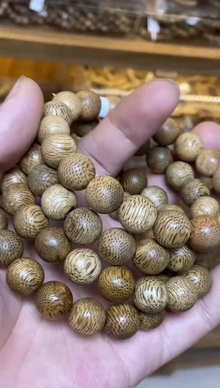 沉香手串文莱圆珠单圈1.1多样性发其一