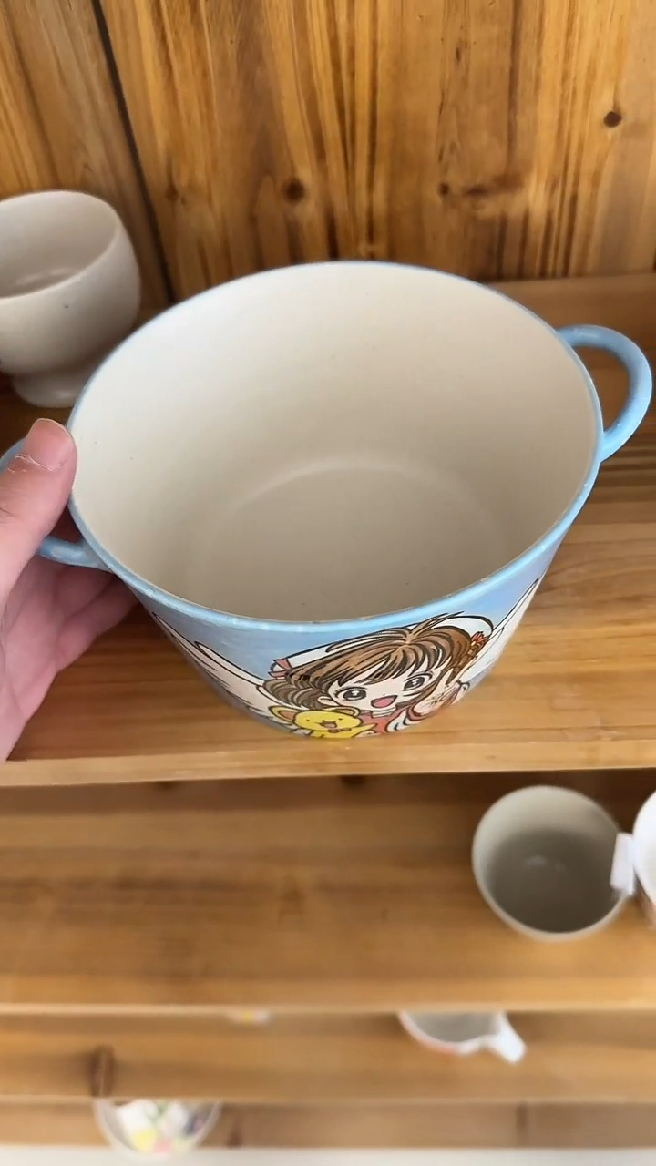 纯手工文*纯手工绘制陶瓷杯