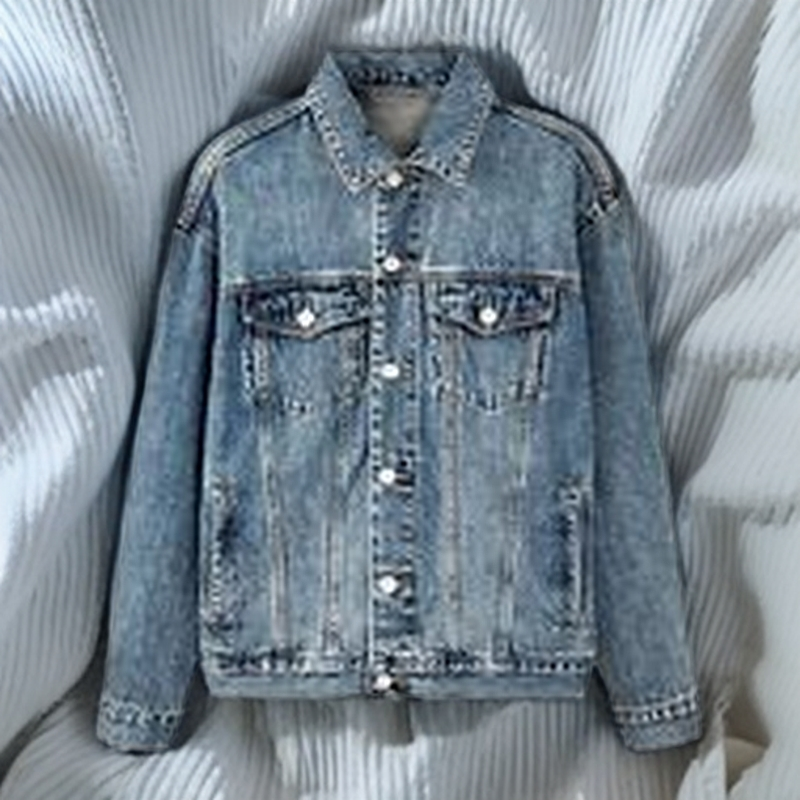 301~350新款2025外套网红复古宽松春秋牛仔外套