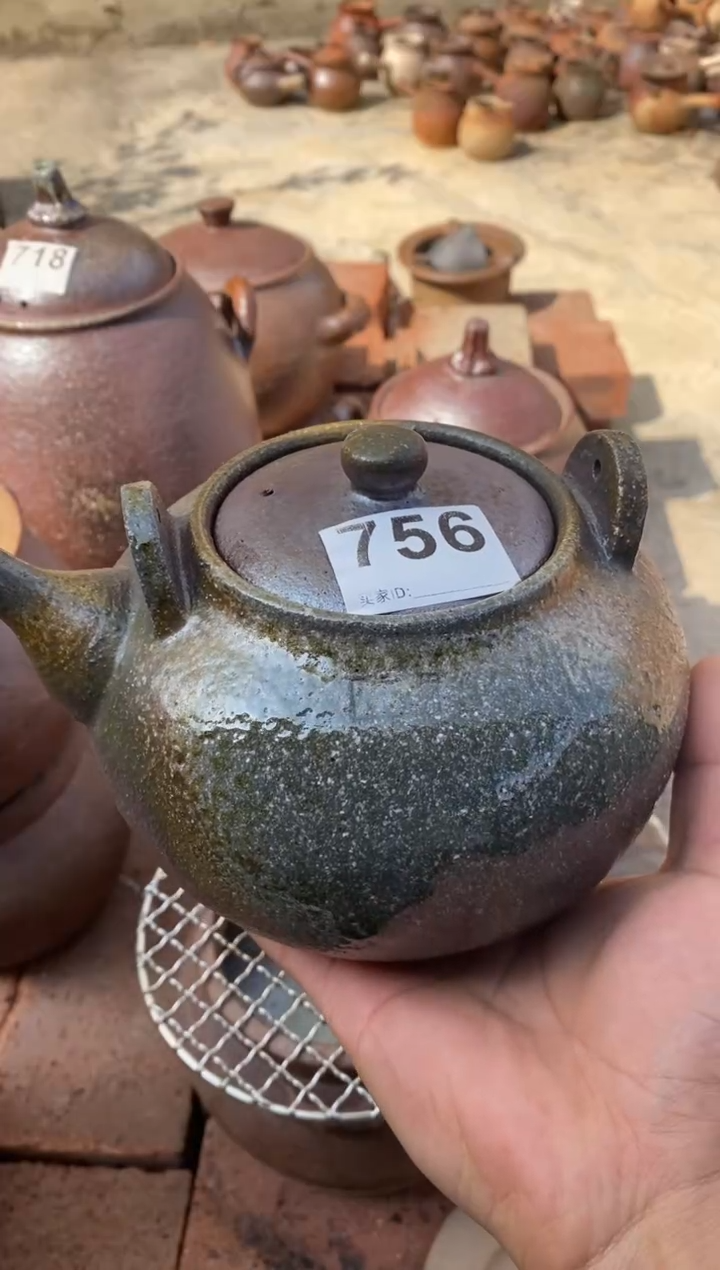 【闪购商品】陶玉化平盖提梁壶756