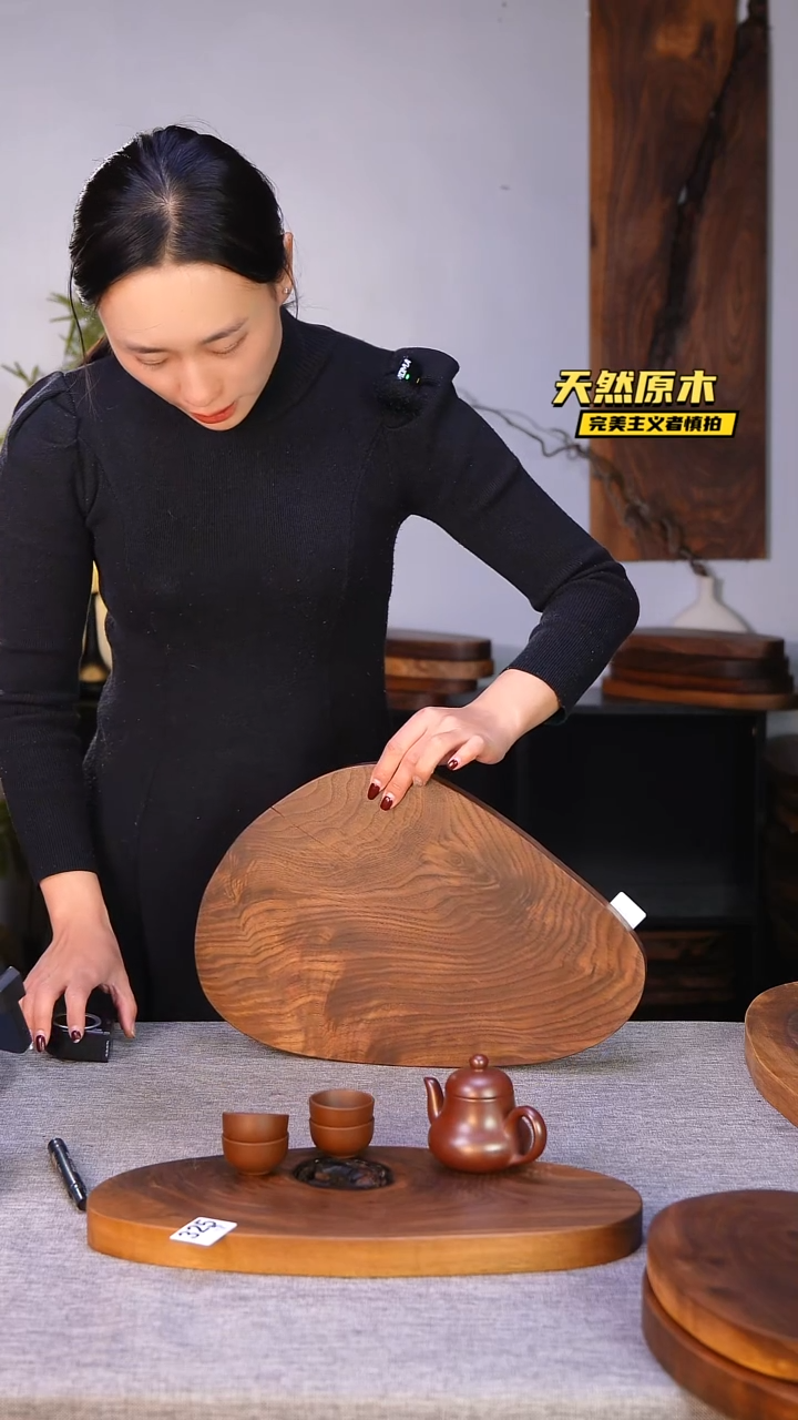 木北美黑胡桃原木.干裂疤结不属于商品质量问题完美主义者慎拍