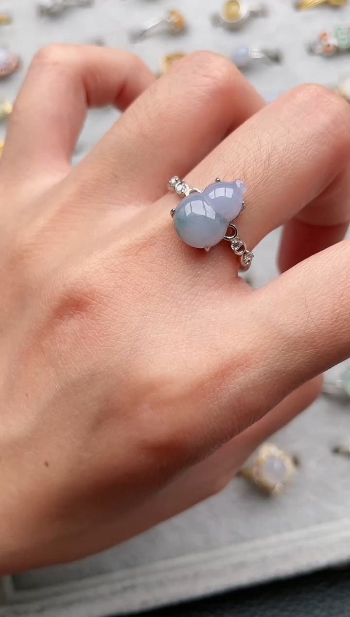 【闪购商品】翡翠戒指银S925镶嵌1111