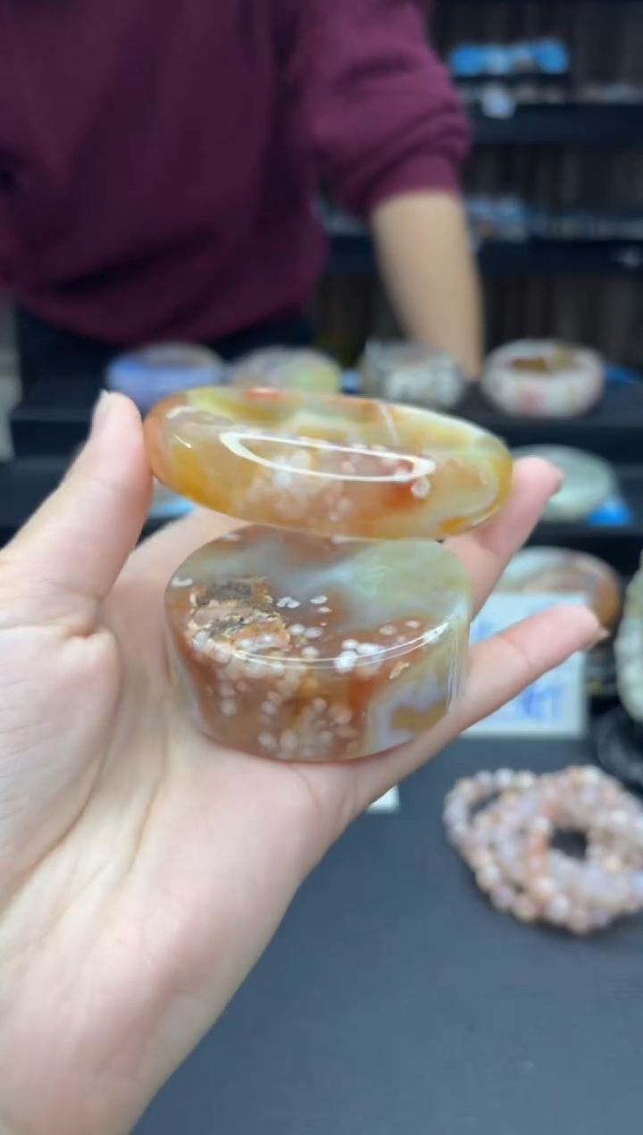 【闪购商品】石英质玉手镯未镶嵌202（60圈赠送镯心）