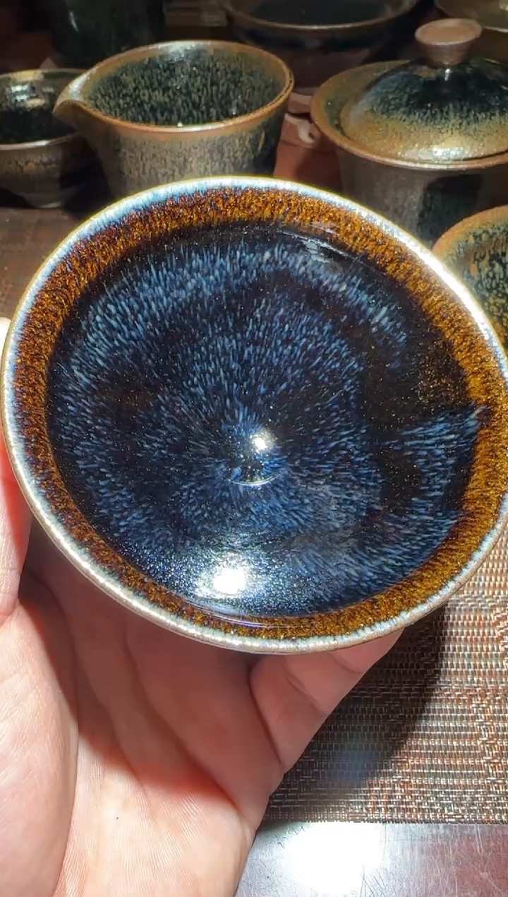 【闪购商品】茶盏通天龙窑柴烧建盏