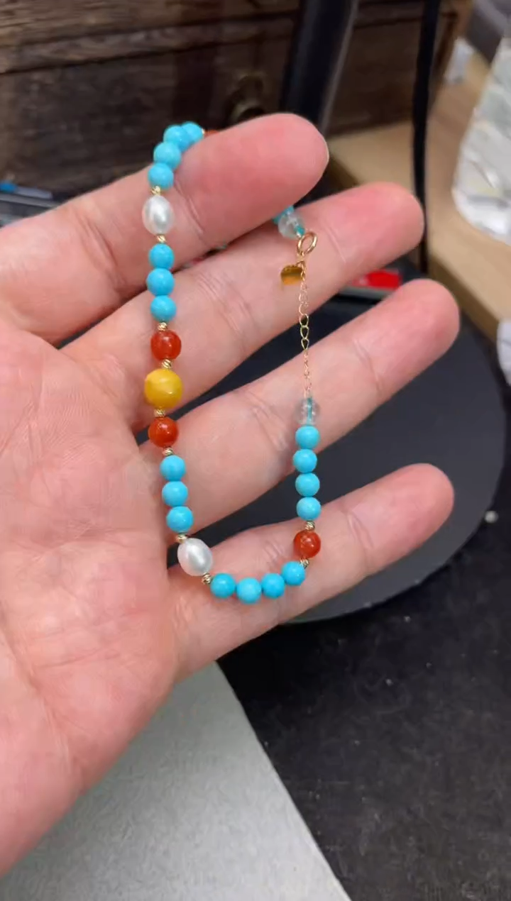 【闪购商品】绿松石手链未镶嵌绿松石手链