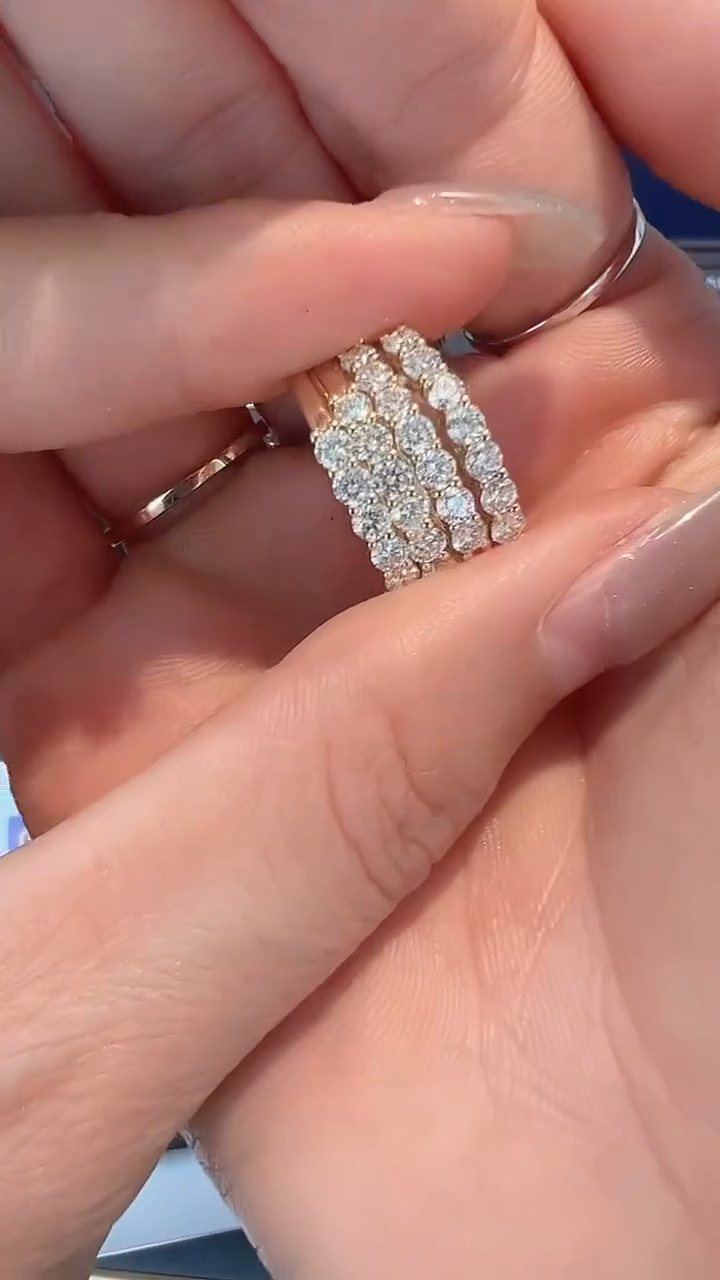 【闪购商品】钻石戒指/指环18K金镶嵌多样性发一