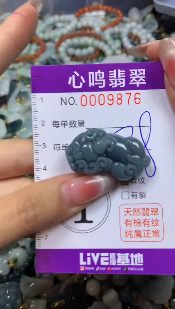 翡翠未镶嵌颈饰闪购009876