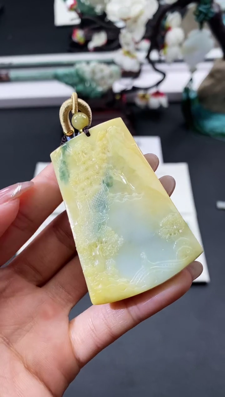 【闪购商品】翡翠颈饰未镶嵌天然缅甸翡翠A货