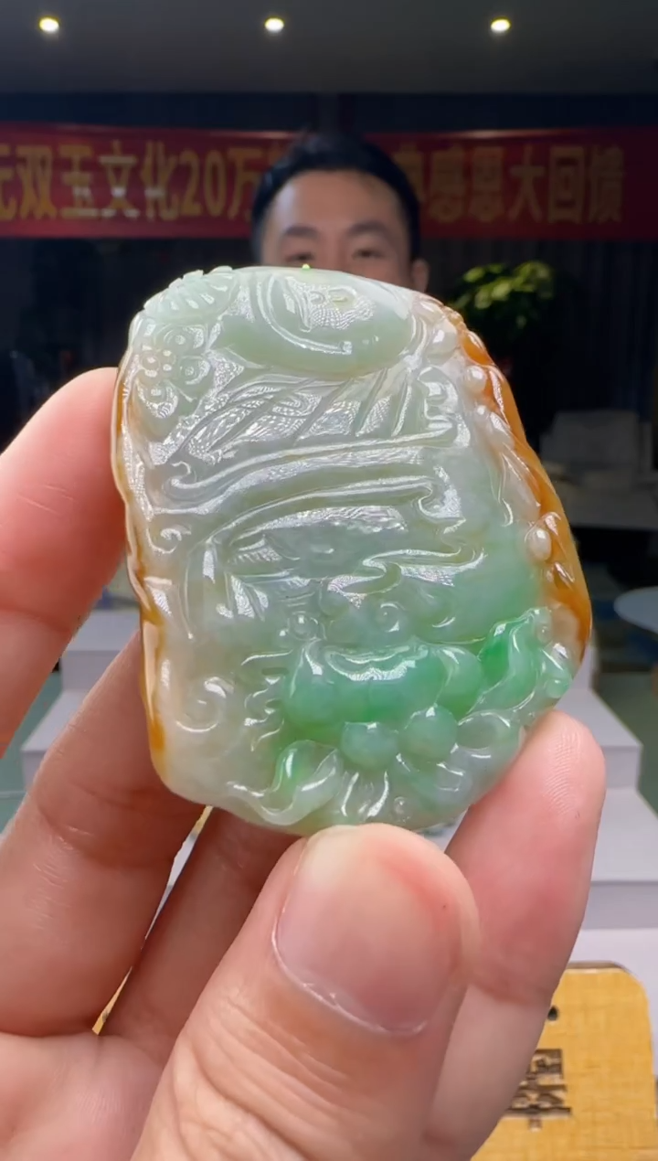 翡翠未镶嵌颈饰XM@@60B7J16772
