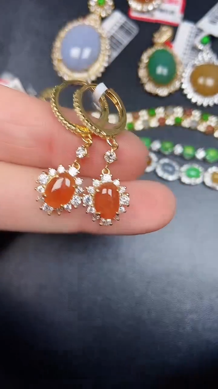 银S925镶嵌戒指翡翠3650