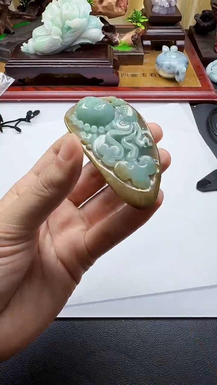 吊坠(不含链)未镶嵌翡翠1