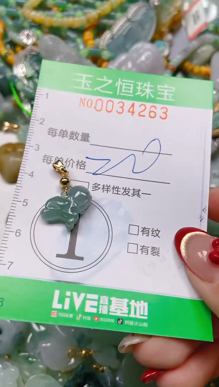 【闪购商品】翡翠颈饰未镶嵌闪购0034263