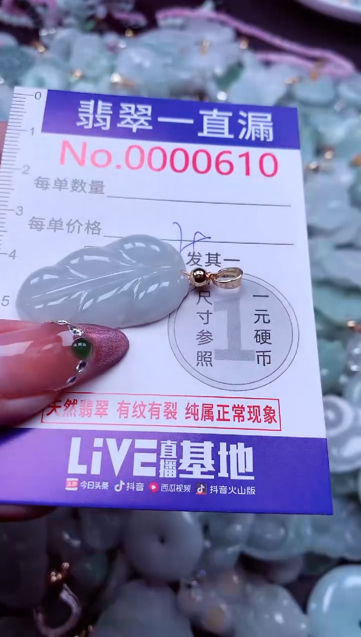 颈饰未镶嵌翡翠610