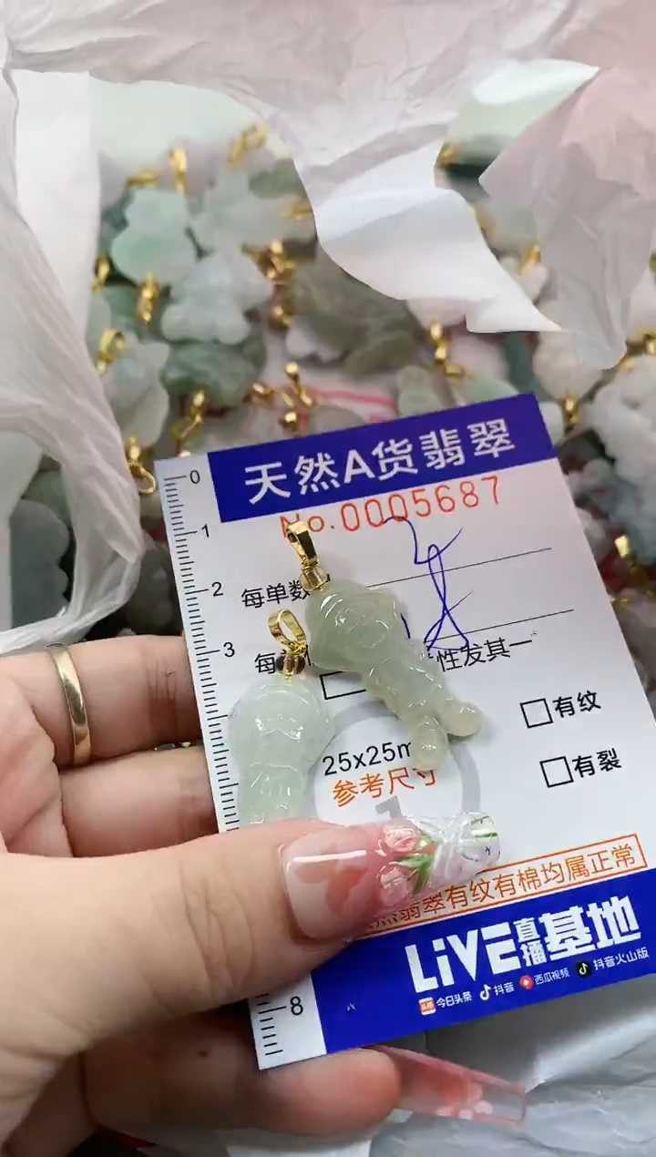 颈饰未镶嵌翡翠天然A货翡翠