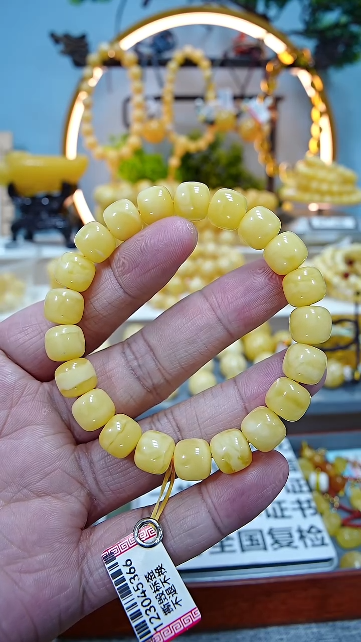 【闪购商品】蜜蜡手链未镶嵌10.5*****