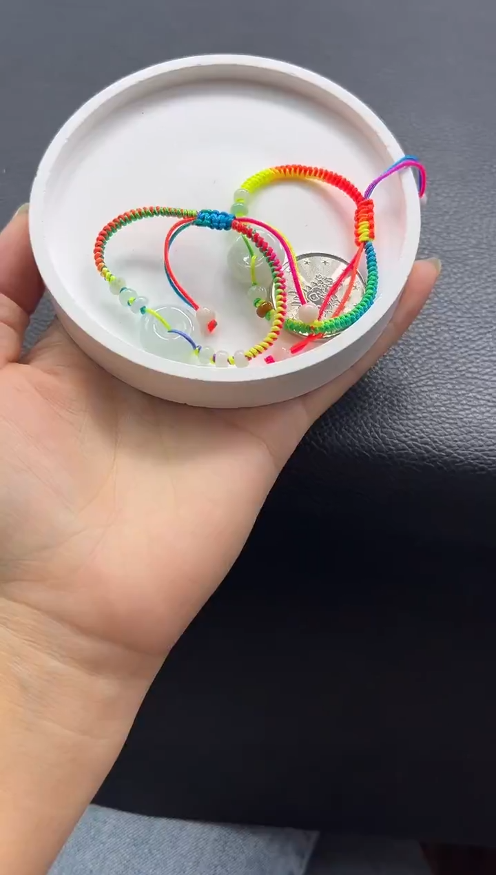 未镶嵌手绳翡翠手绳多样性发一件