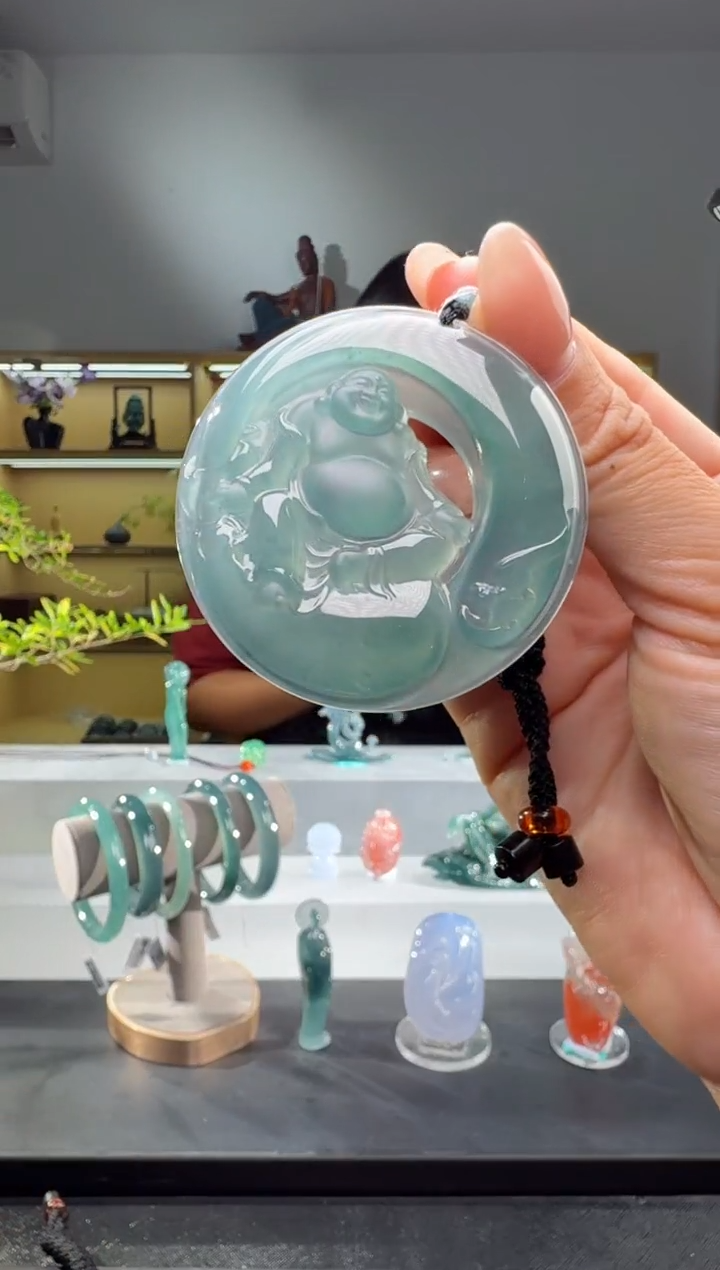 吊坠(不含链)未镶嵌翡翠佛公（多样性发其一）