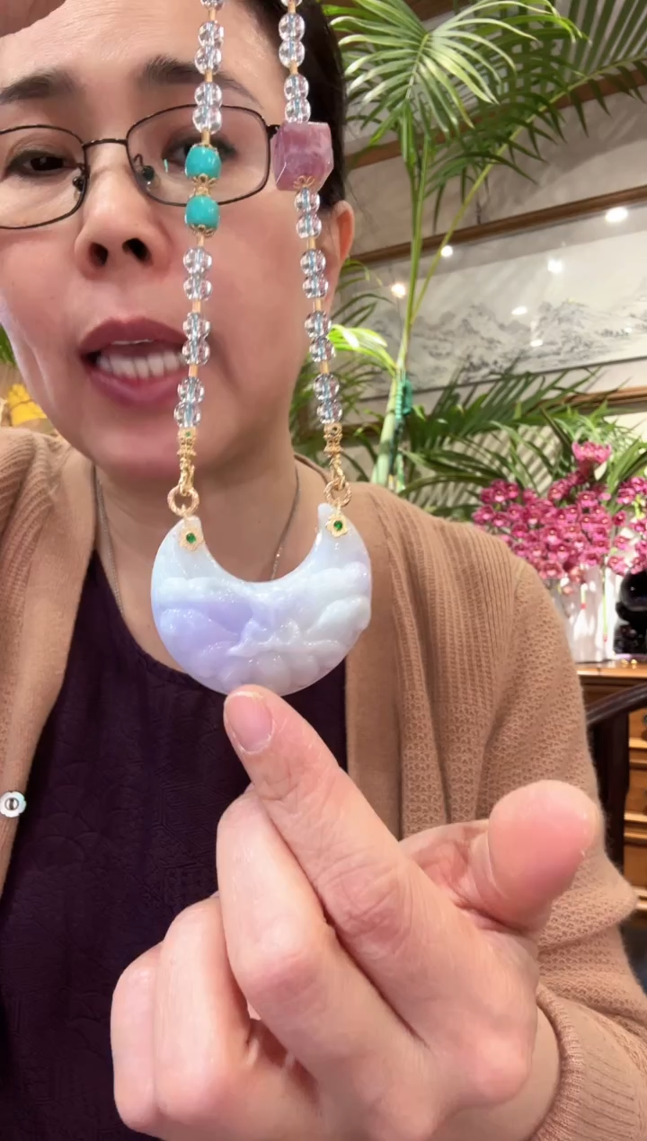 【闪购商品】翡翠颈饰未镶嵌国风