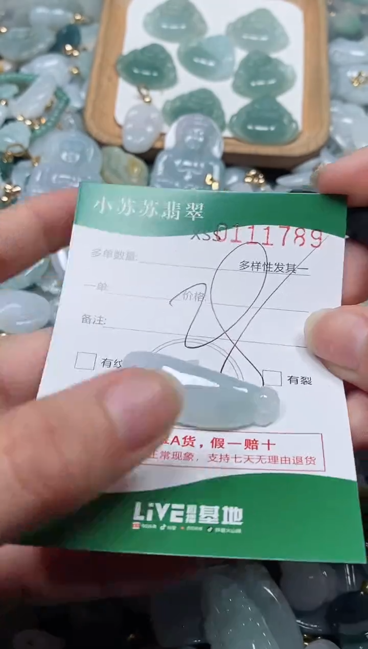 【闪购商品】翡翠颈饰未镶嵌闪购商品0111789