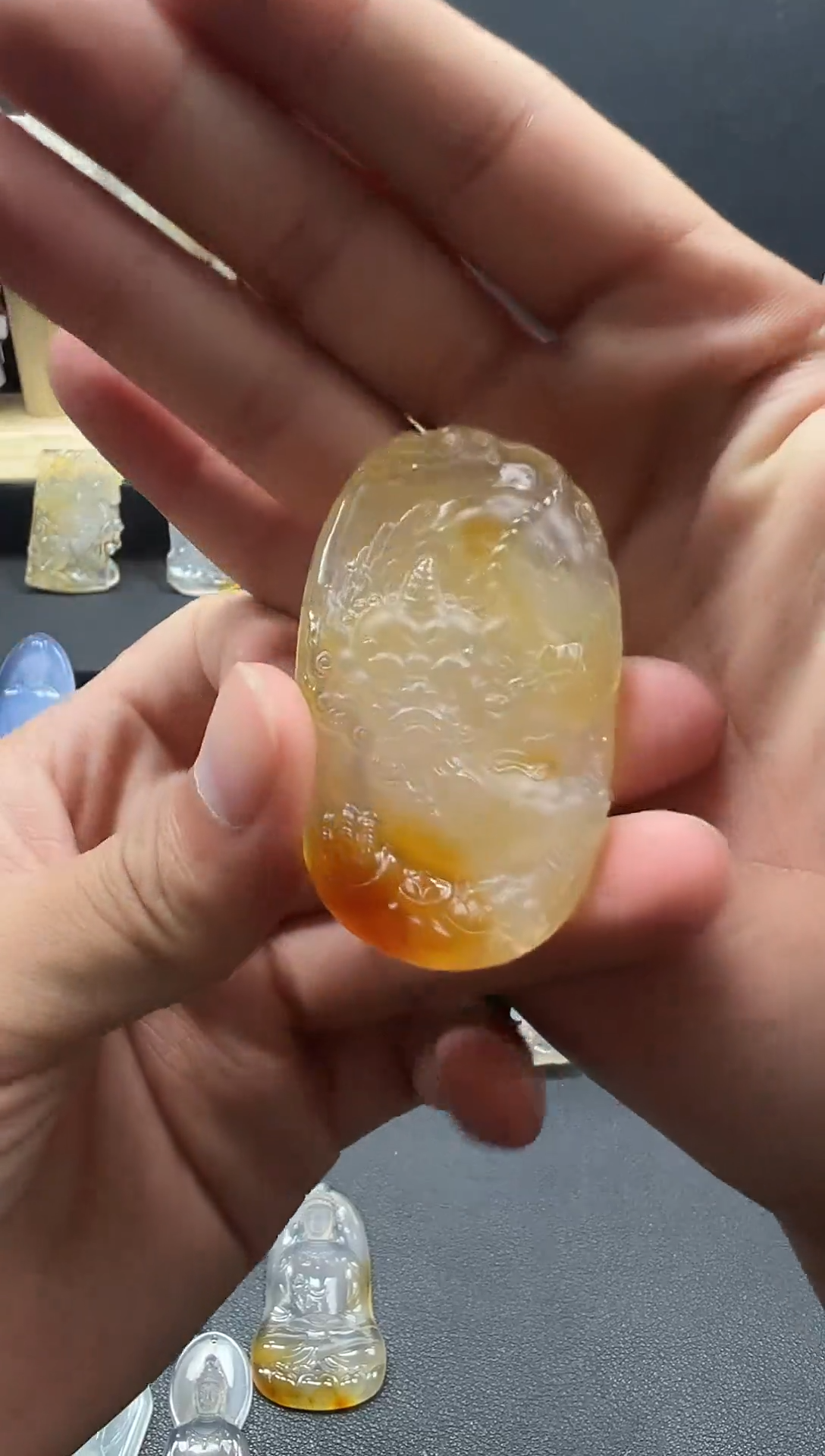 玛瑙/玉髓颈饰未镶嵌天然珠宝 一物一证