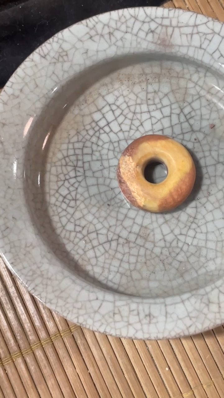 瓷片手工，手绘，陶瓷