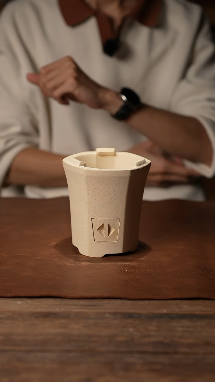 021六边形白泥炭炉