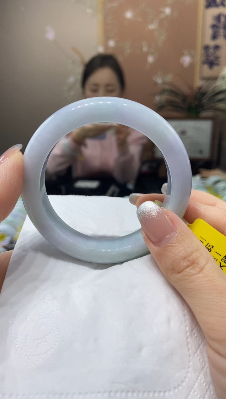 【闪购商品】翡翠未镶嵌手镯54.5圈口