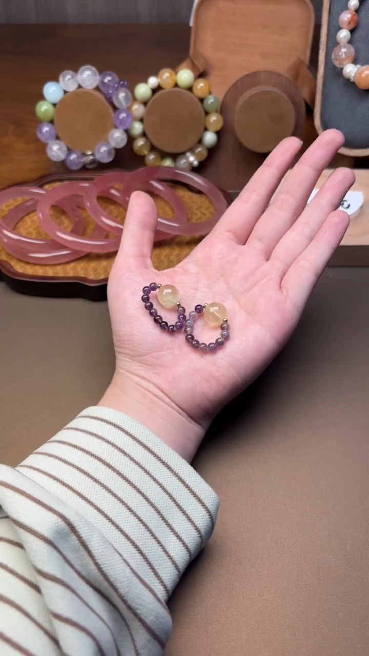 未镶嵌手串水晶1