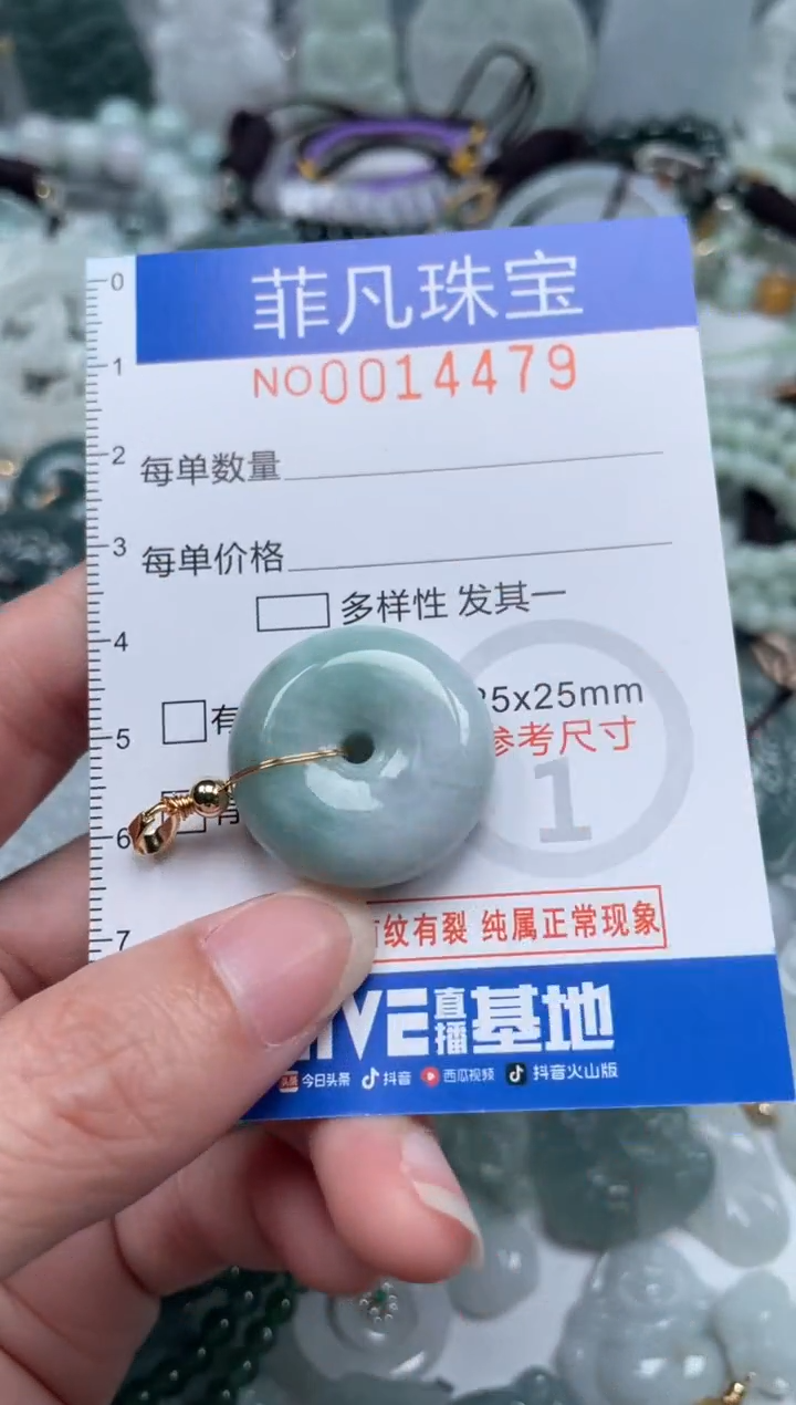 颈饰未镶嵌翡翠14479