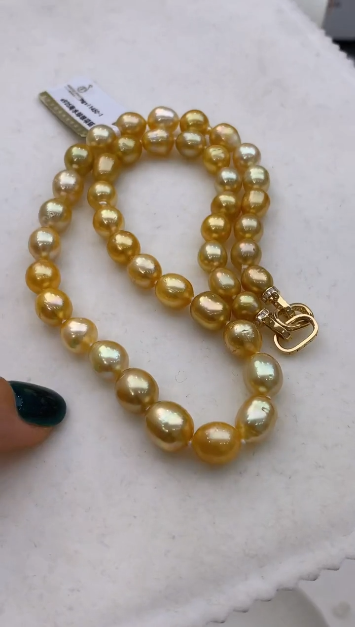 【闪购商品】海水珍珠项链未镶嵌171 7.5-10.5mm