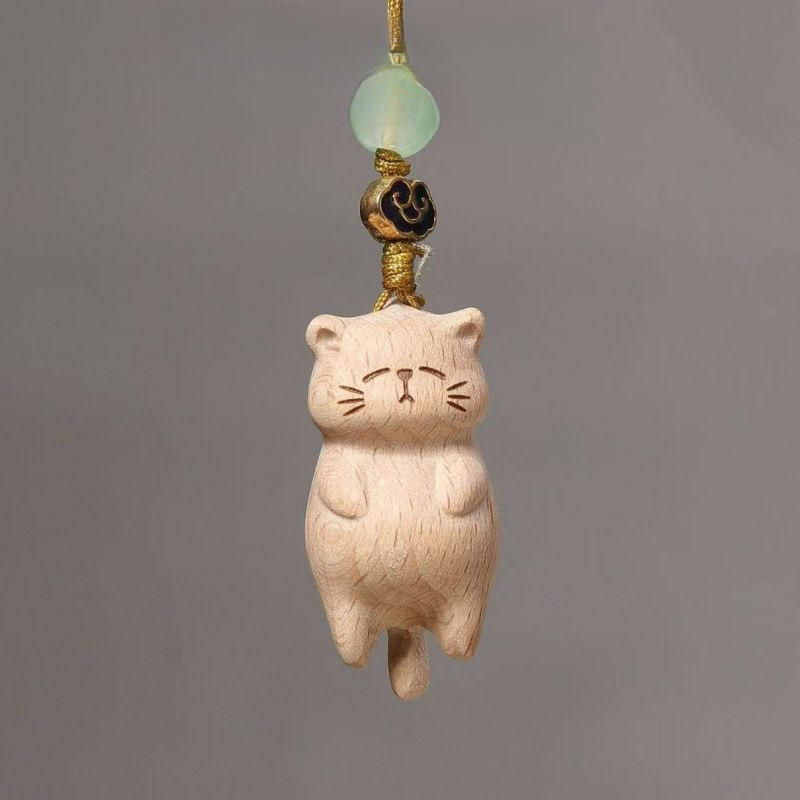 福气招财猫摆烂猫包挂慵懒大猫猫挂饰