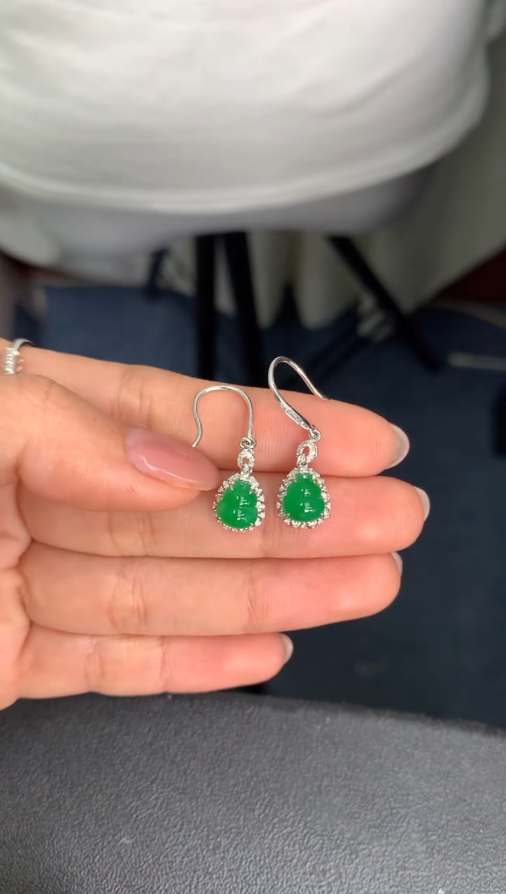 【闪购商品】定制翡翠18K金镶嵌模式推广期24小时鉴赏期