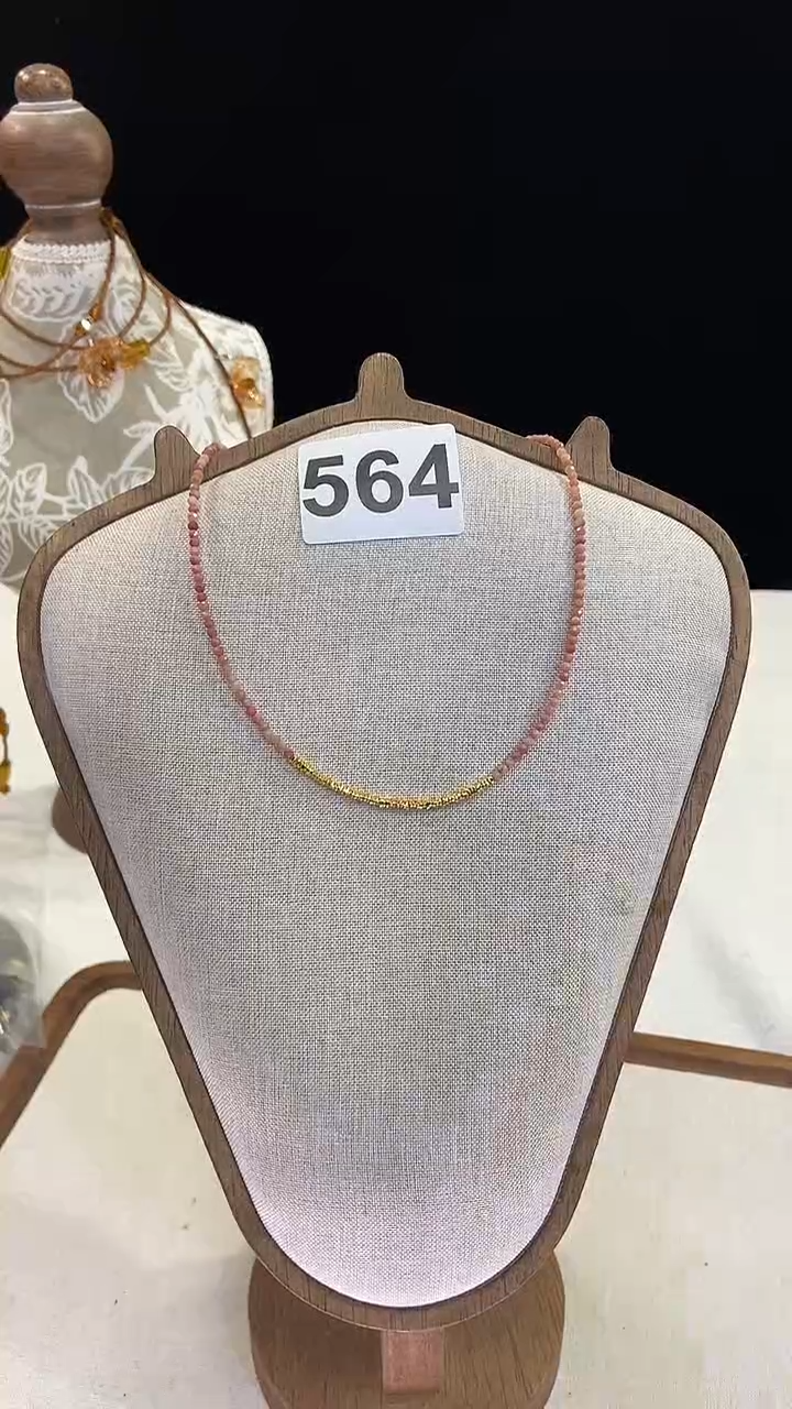 项链钛钢淡水珍珠564