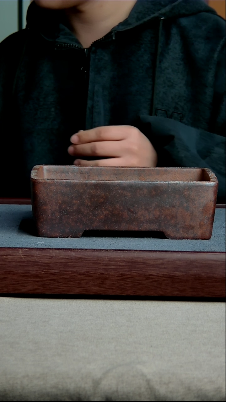 紫砂花盆21*12*5.5内径尺寸