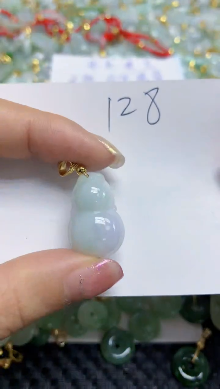 【闪购商品】翡翠颈饰合金天然A货翡翠