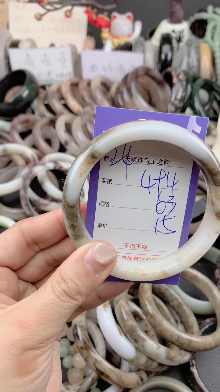 未镶嵌手镯石英质玉494