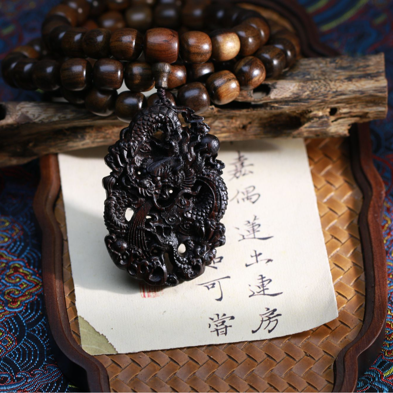 【曹总文玩】沉香木串（多样性发其一CX179