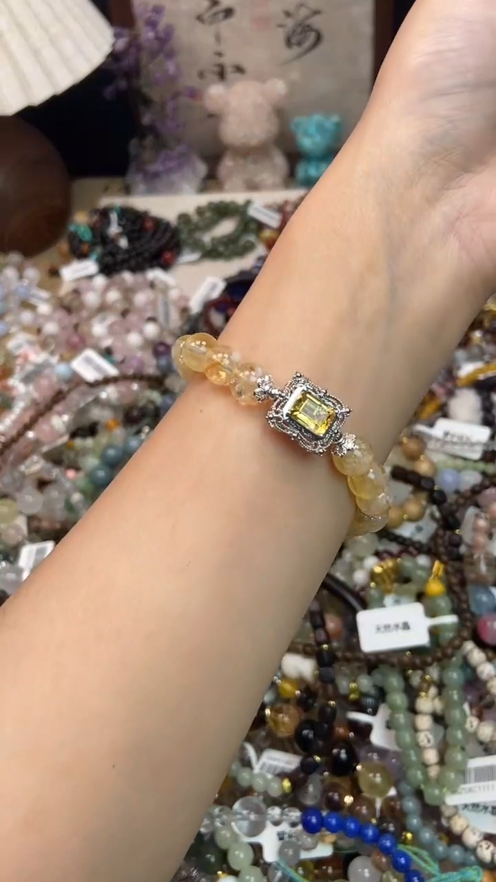 未镶嵌手链黄晶543