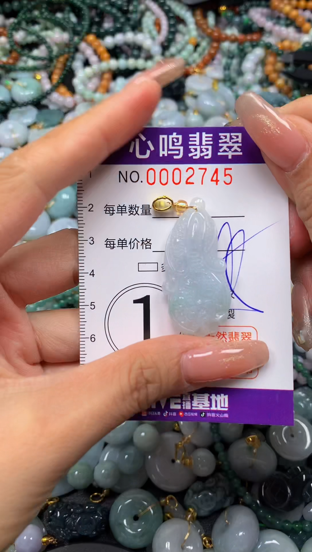 翡翠未镶嵌颈饰闪购002745