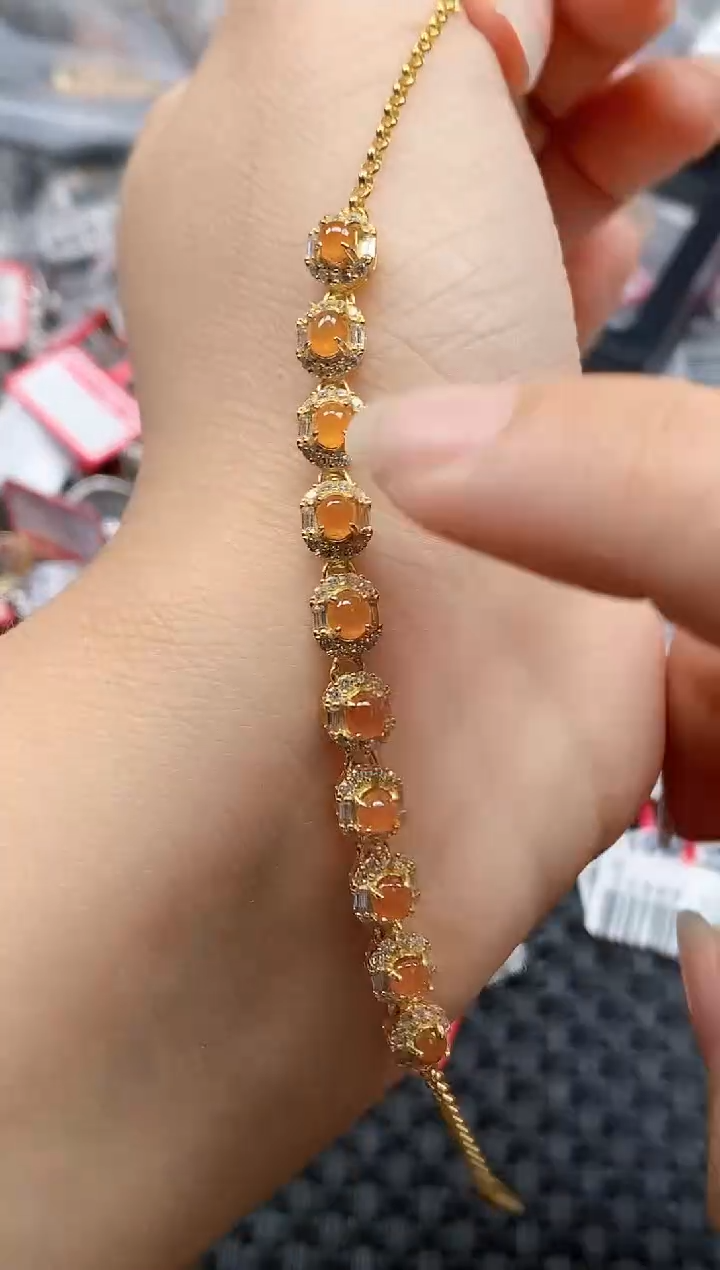 银S925镶嵌戒指翡翠天然A货缅甸翡翠