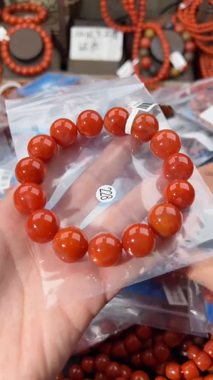 【闪购商品】南红玛瑙手串未镶嵌15